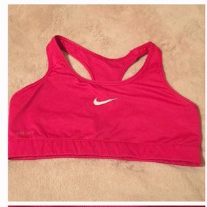 Pink Nike Sports bra